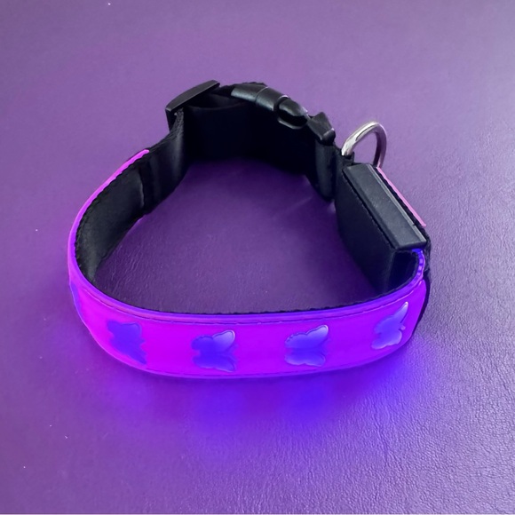*NWT* LED DOG COLLAR w/ multiple lighting functions - Picture 6 of 9